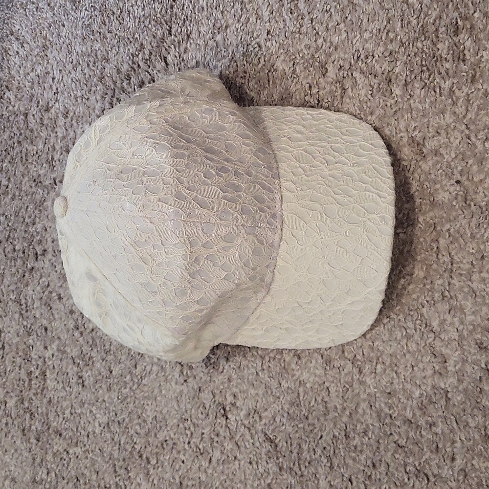Marcus Adler lace covered baseball style hat
